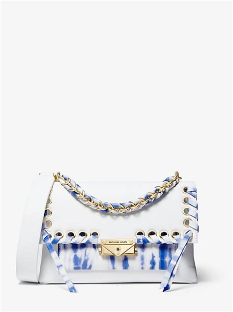 Cece Medium Tie Dye Leather Shoulder Bag .